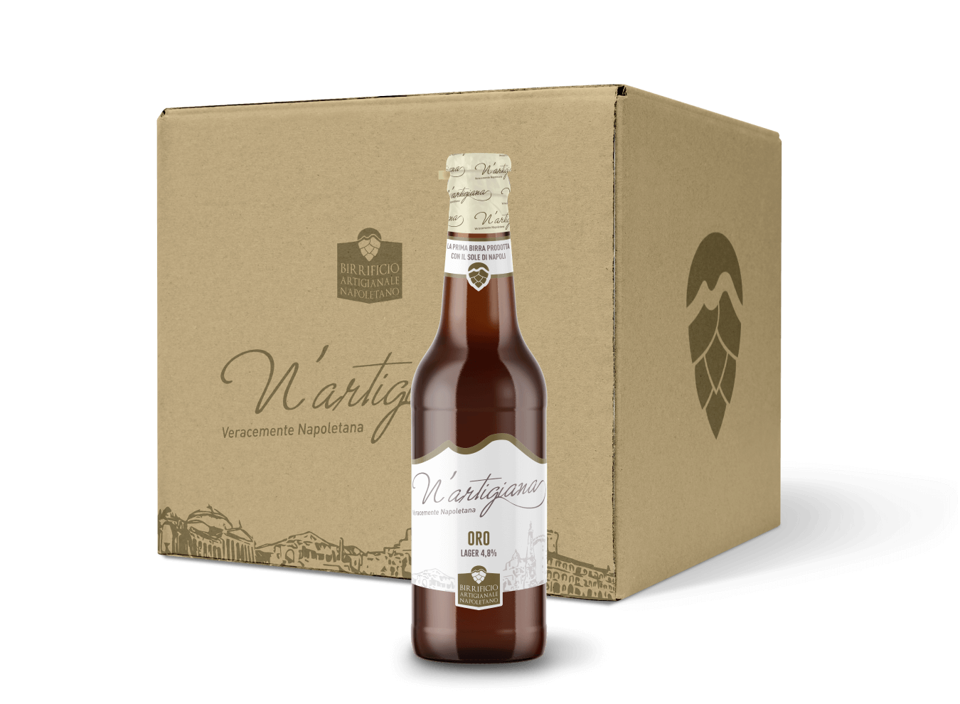 prduct-nar-oro@3x Birrificio Artigianale Napoletano - Birra Artigianale N'Artigiana Box Oro Lager